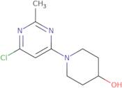 1-(6-Chloro-2-methylpyrimidin-4-yl)-4-hydroxypiperidine