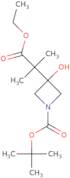 tert-butyl 3-(1-ethoxy-2-methyl-1-oxopropan-2-yl)-3-hydroxyazetidine-1-carboxylate