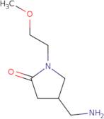4-(Aminomethyl)-1-(2-methoxyethyl)pyrrolidin-2-one