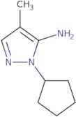 1-Cyclopentyl-4-methyl-1H-pyrazol-5-amine