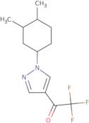 1-[1-(3,4-Dimethylcyclohexyl)-1H-pyrazol-4-yl]-2,2,2-trifluoroethan-1-one
