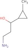 3-Amino-1-(2-methylcyclopropyl)propan-1-ol