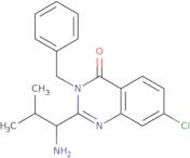 2-(1-Amino-2-methylpropyl)-3-benzyl-7-chloroquinazolin-4(3H)-one