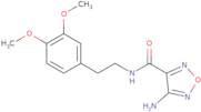 4-Amino-furazan-3-carboxylic acid [2-(3,4-dimethoxy-phenyl)-ethyl]-amide