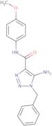 5-Amino-1-benzyl-1H-[1,2,3]triazole-4-carboxylic acid (4-methoxy-phenyl)-amide