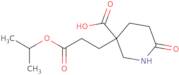 3-(2-Isopropoxycarbonyl-ethyl)-6-oxo-piperidine-3-carboxylic acid