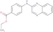 Ethyl 4-(2-quinoxalinylamino)benzenecarboxylate