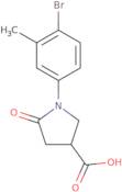 1-(4-Bromo-3-methylphenyl)-5-oxopyrrolidine-3-carboxylic acid