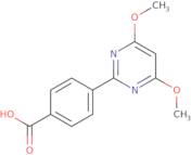 4-(4,6-Dimethoxypyrimidin-2-yl)benzoic acid