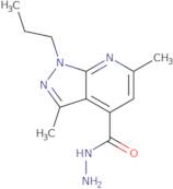 3,6-Dimethyl-1-propyl-1H-pyrazolo[3,4-b]pyridine-4-carbohydrazide