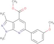 Methyl 6-(3-methoxyphenyl)-1,3-dimethyl-1H-pyrazolo[3,4-b]pyridine-4-carboxylate