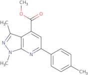 Methyl 1,3-dimethyl-6-(4-methylphenyl)-1H-pyrazolo[3,4-b]pyridine-4-carboxylate