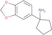 1-(1,3-Dioxaindan-5-yl)cyclopentan-1-amine