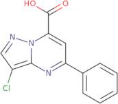 3-Chloro-5-phenylpyrazolo[1,5-a]pyrimidine-7-carboxylic acid