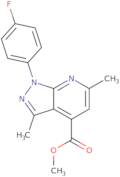Methyl 1-(4-fluorophenyl)-3,6-dimethyl-1H-pyrazolo[3,4-b]pyridine-4-carboxylate