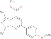 Methyl 6-(4-methoxyphenyl)-1,3-dimethyl-1H-pyrazolo[3,4-b]pyridine-4-carboxylate