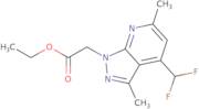 Ethyl 2-(4-(difluoromethyl)-3,6-dimethyl-1H-pyrazolo[3,4-b]pyridin-1-yl)acetate