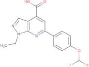 6-[4-(Difluoromethoxy)phenyl]-1-ethyl-1H-pyrazolo[3,4-b]pyridine-4-carboxylic acid