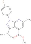 Methyl 1-(4-fluorophenyl)-3-isopropyl-6-methyl-1H-pyrazolo[3,4-b]pyridine-4-carboxylate