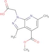 2-[4-(Methoxycarbonyl)-3,6-dimethyl-1H-pyrazolo[3,4-b]pyridin-1-yl]acetic acid