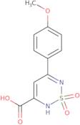5-(4-Methoxyphenyl)-2H-1,2,6-thiadiazine-3-carboxylic acid 1,1-dioxide