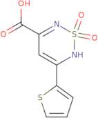 1,1-Dioxo-5-(thiophen-2-yl)-2H-1,2,6-thiadiazine-3-carboxylic acid