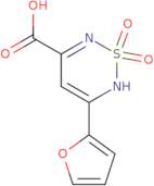 5-(Furan-2-yl)-1,1-dioxo-2H-1,2,6-thiadiazine-3-carboxylic acid