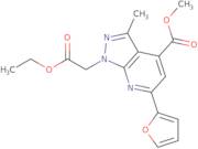 Methyl 1-(2-ethoxy-2-oxoethyl)-6-(2-furyl)-3-methyl-1H-pyrazolo[3,4-b]pyridine-4-carboxylate