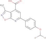 6-[4-(Difluoromethoxy)phenyl]-3-methyl-[1,2]oxazolo[5,4-b]pyridine-4-carboxylic acid