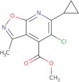 Methyl 5-chloro-6-cyclopropyl-3-methylisoxazolo[5,4-b]pyridine-4-carboxylate