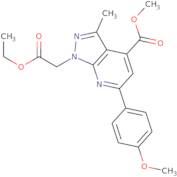 Methyl 1-(2-ethoxy-2-oxoethyl)-6-(4-methoxyphenyl)-3-methyl-1H-pyrazolo[3,4-b]pyridine-4-carboxy...