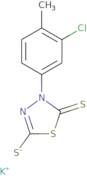 Potassium 4-(3-chloro-4-methylphenyl)-5-thioxo-4,5-dihydro-1,3,4-thiadiazole-2-thiolate