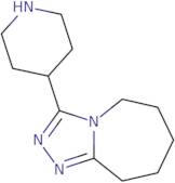 4-{5H,6H,7H,8H,9H-[1,2,4]Triazolo-[4,3-a]azepin-3-yl}piperidine