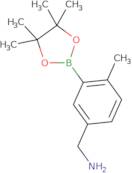 5-(Aminomethyl)-2-methylphenylboronic acid pinacol ester