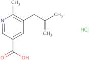 6-Methyl-5-(2-methylpropyl)pyridine-3-carboxylic acid hydrochloride