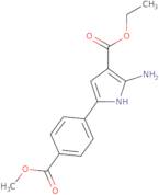 Ethyl 2-amino-5-(4-(methoxycarbonyl)phenyl)-1H-pyrrole-3-carboxylate