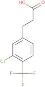 3-[3-Chloro-4-(trifluoromethyl)phenyl]propionic acid