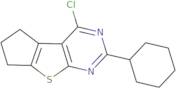 12-Chloro-10-cyclohexyl-7-thia-9,11-diazatricyclo[6.4.0.0,2,6]dodeca-1(12),2(6),8,10-tetraene