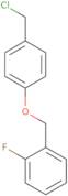 1-{[4-(Chloromethyl)phenoxy]methyl}-2-fluorobenzene
