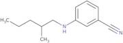 3-[(2-Methylpentyl)amino]benzonitrile