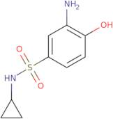 3-Amino-N-cyclopropyl-4-hydroxybenzene-1-sulfonamide