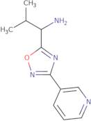 2-Methyl-1-[3-(pyridin-3-yl)-1,2,4-oxadiazol-5-yl]propan-1-amine