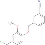 3-[4-(Chloromethyl)-2-methoxyphenoxymethyl]benzonitrile