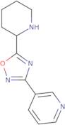 3-[5-(Piperidin-2-yl)-1,2,4-oxadiazol-3-yl]pyridine