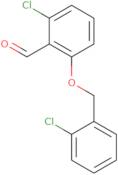 2-Chloro-6-[(2-chlorophenyl)methoxy]benzaldehyde
