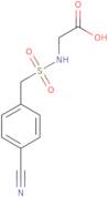 2-[(4-Cyanophenyl)methanesulfonamido]acetic acid