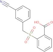 2-[(3-Cyanophenyl)methanesulfonyl]benzoic acid