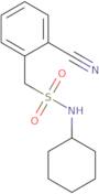 1-(2-Cyanophenyl)-N-cyclohexylmethanesulfonamide