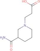 3-(3-Carbamoylpiperidin-1-yl)propanoic acid