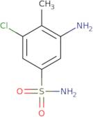 3-Amino-5-chloro-4-methylbenzene-1-sulfonamide